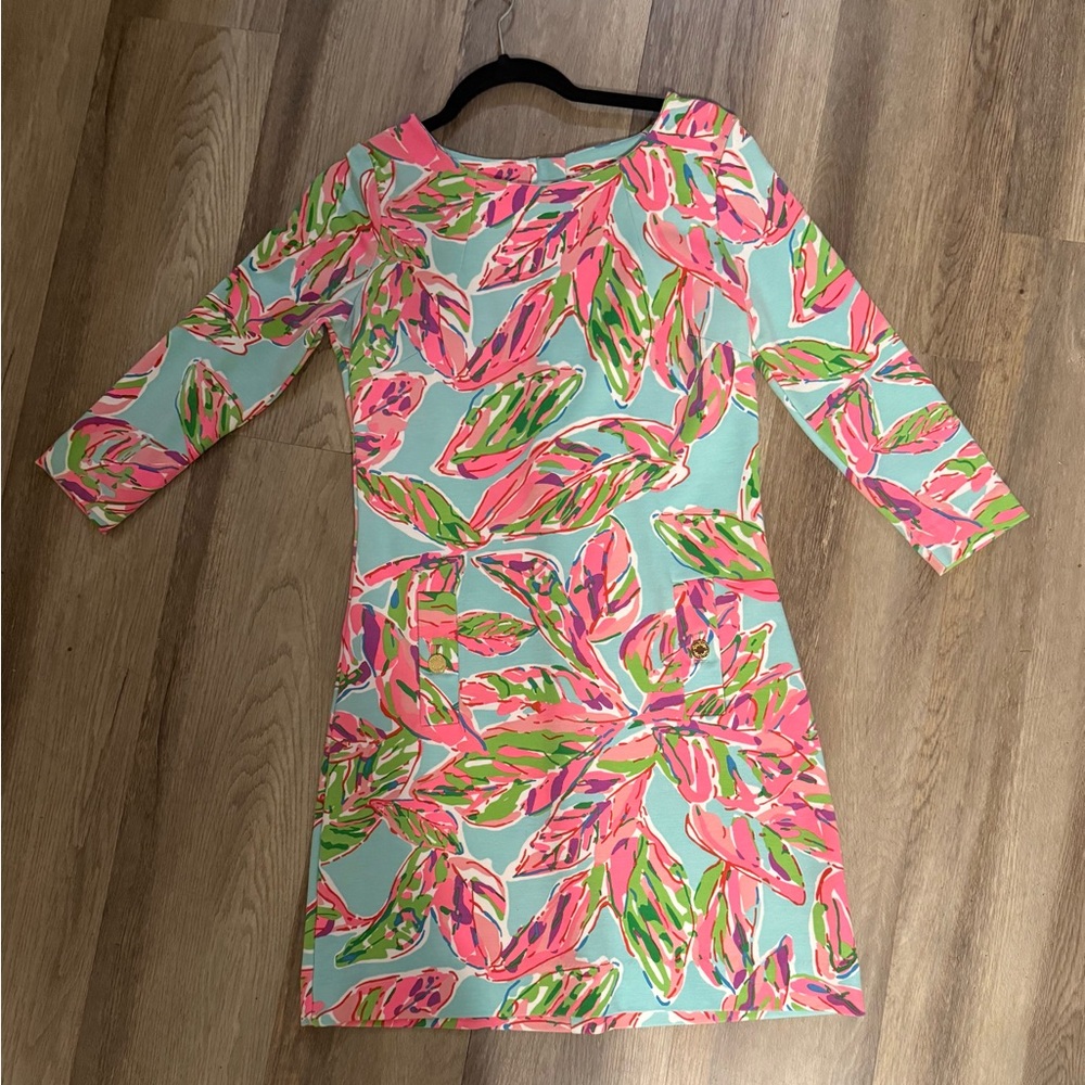 Lilly Pulitzer Dress Multi-Color Charlene Shift Size Small